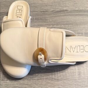 Women's Cream Slip-On Shoes